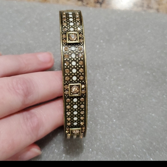 Heidi Daus Hinged Cuff Bangle **DISCOUNTED SHIPPING** - Picture 3 of 12
